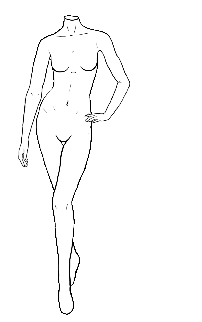 800x1273 Drawing Mannequins Free Download On Mbtskoudsalg - Fashion Manikin Sketch