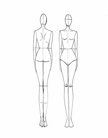 376x480 Fashion Design Fashion Drawing Mannequin Aecfashioncom, Fashion - Fashion Manikin Sketch