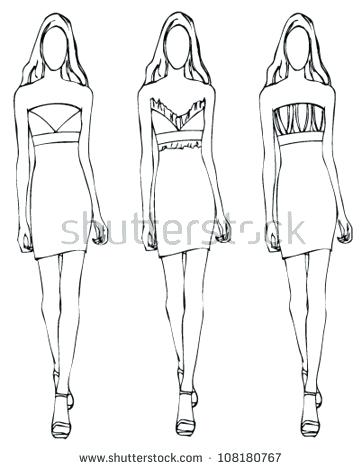 362x470 Great Design Mannequin Template Pictures Download Free Fashion - Fashion Mannequin Sketch