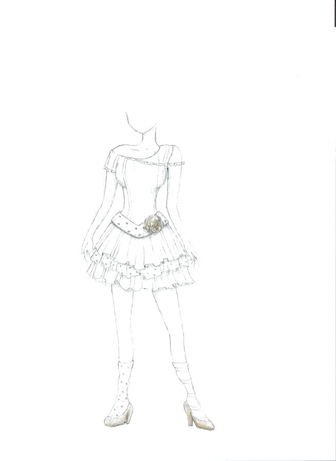 Fashion Mannequin Sketch At PaintingValley.com | Explore Collection Of ...