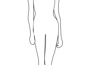 300x210 Mannequin Sketch Templates Fashion Model Outline Templates - Fashion Mannequin Sketch