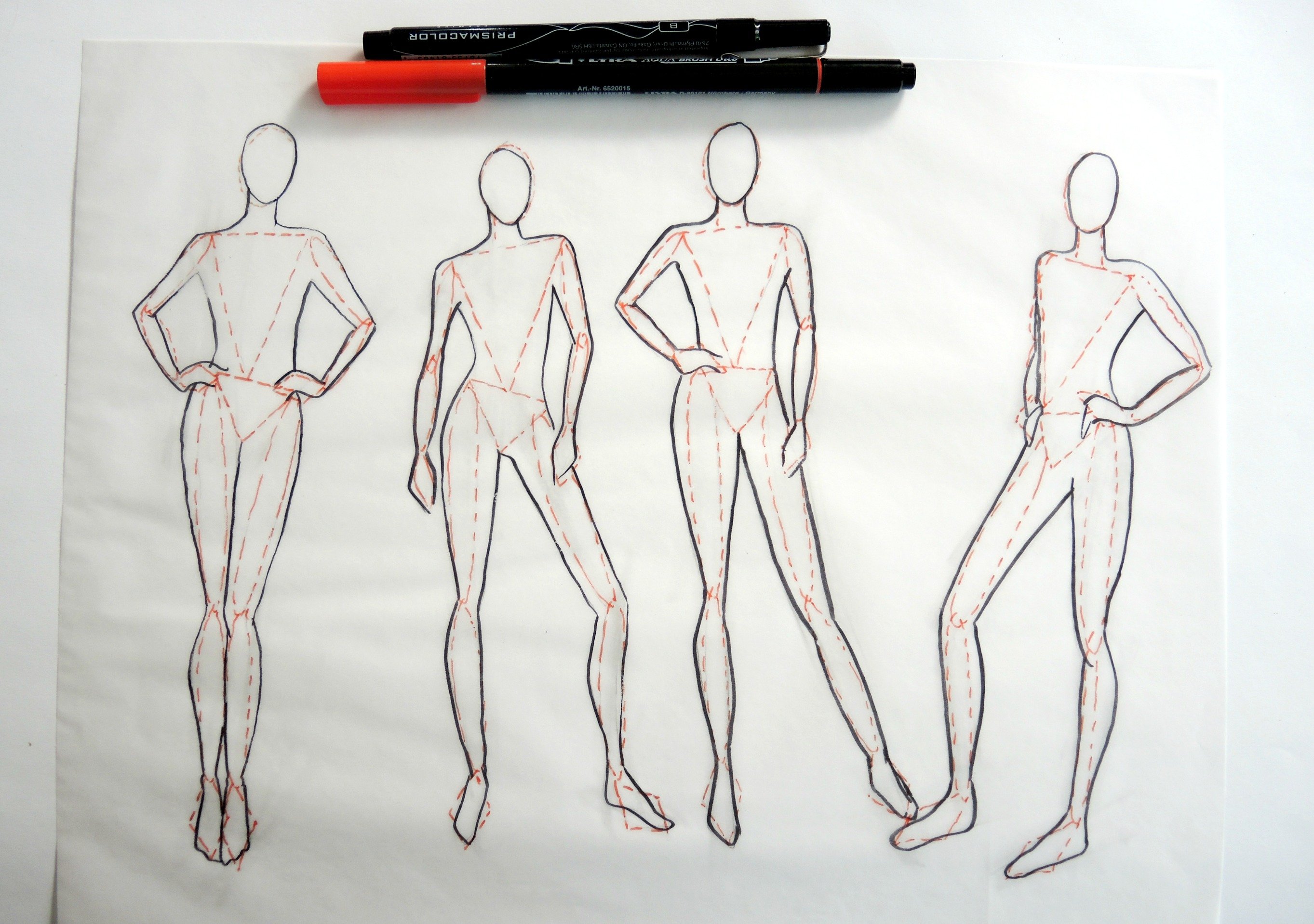 2726x1919 How To Draw Fashion Figures - Fashion Poses Sketch