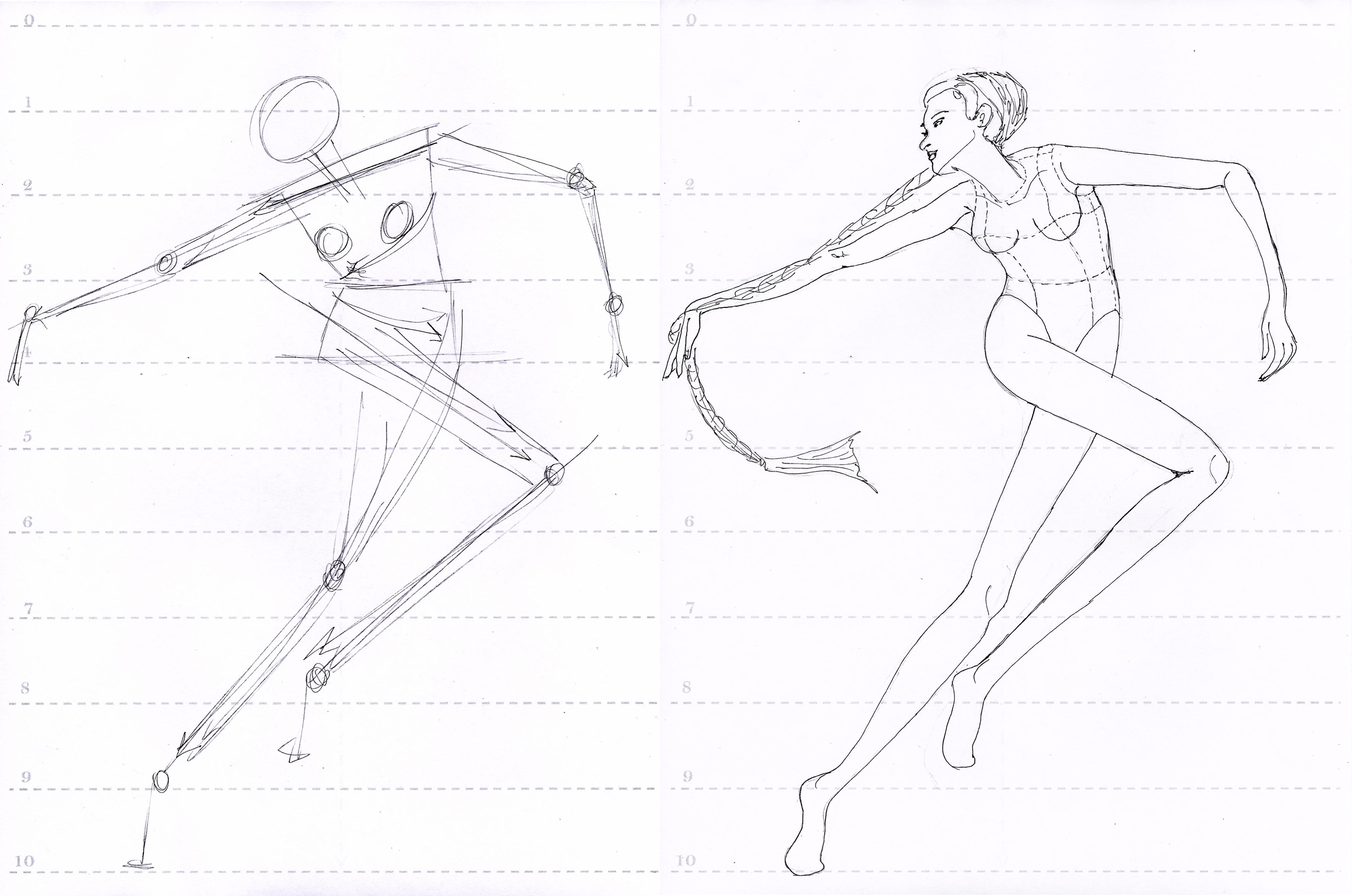 2225x1475 Croquis Pose Quick Sketch Method Dctdesigns Creative Canvas - Fashion Poses Sketch