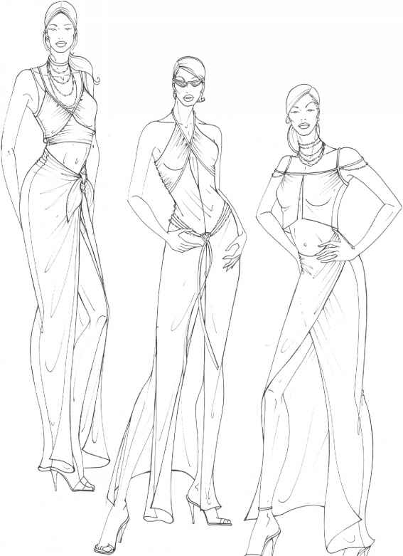 567x781 Fashion Design - Fashion Poses Sketch