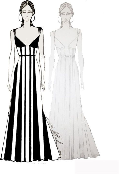 480x698 Project Runway All Stars Sketches - Fashion Runway Sketches