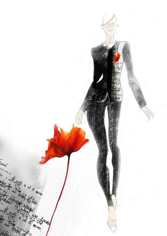 680x962 We Got 5 Designers To Show You Their Sketches For Fashion - Fashion Show Sketches