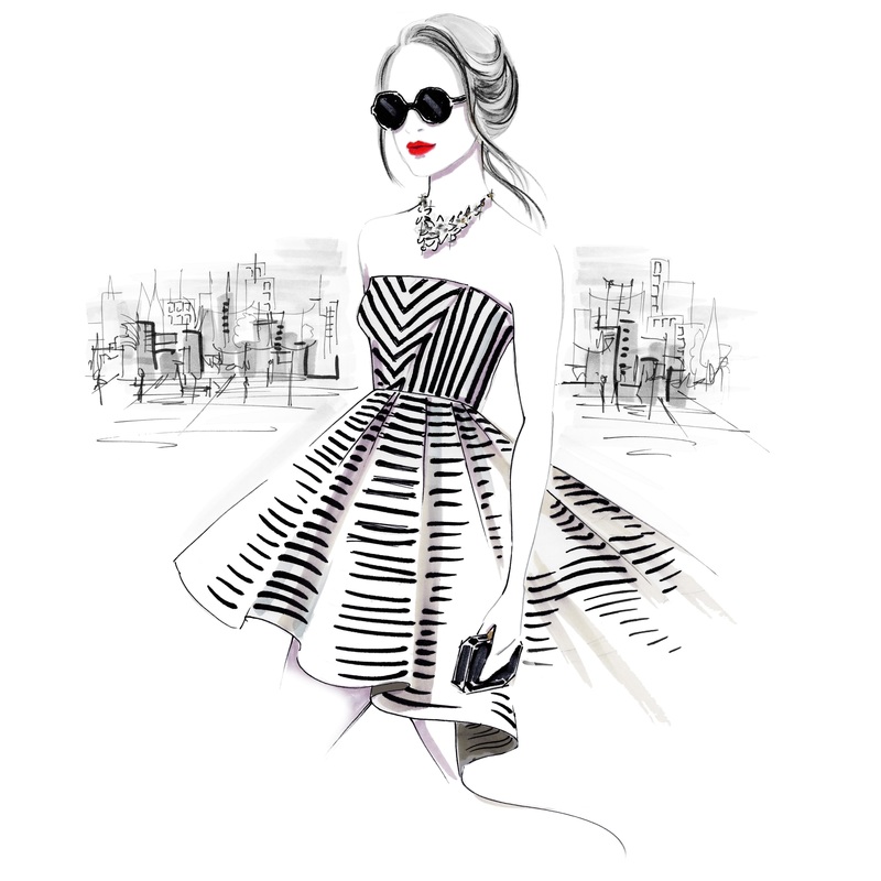 800x800 Hodaya Louis Artist Amp Fashion Illustrator - Fashion Sketch Art