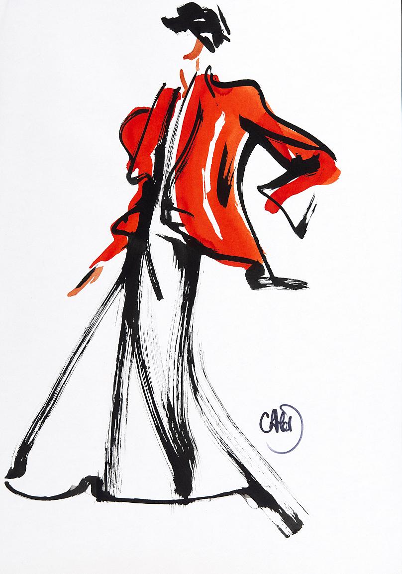 808x1154 A Fashion Illustration Renaissance Livingit - Fashion Sketch Artwork