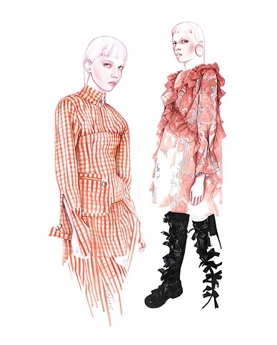 Fashion Sketch Artwork at PaintingValley.com | Explore collection of ...