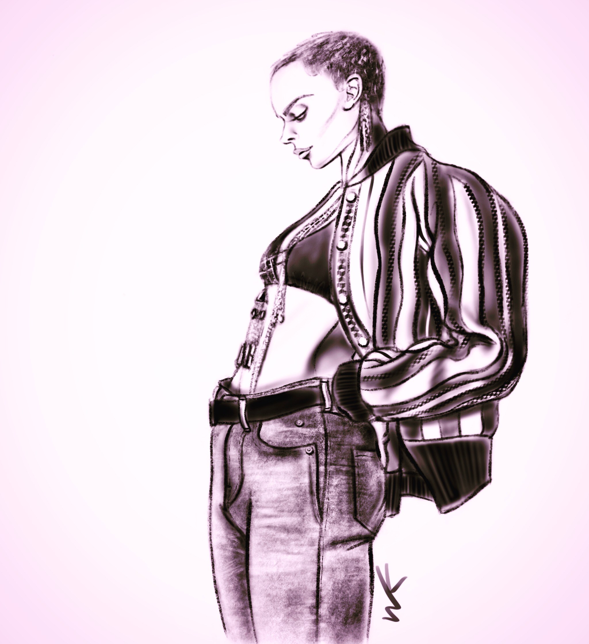 2048x2239 Procreate Fashion Illustration Gallery - Fashion Sketch Artwork
