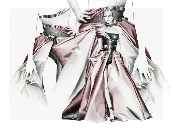 600x447 So You Want To Be A Fashion Illustrator - Fashion Sketch Artwork