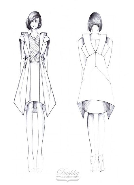 465x640 Fashion Sketch By - Fashion Sketch Artwork