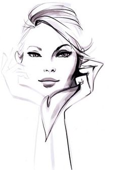 Fashion Sketch Face