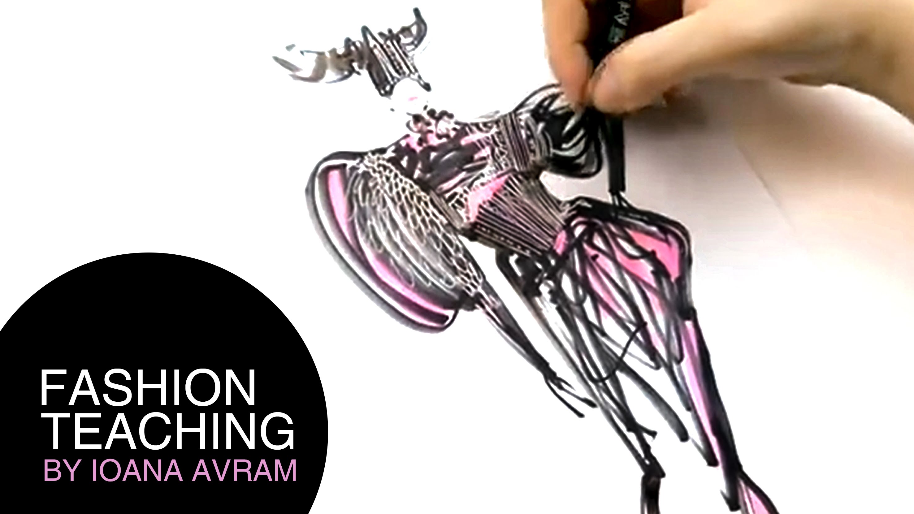 2953x1661 Fashion Sketch In Markers - Fashion Sketch Markers