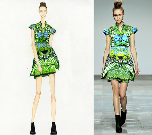 600x535 Fashion Illustration Markers On Behance - Fashion Sketch Markers