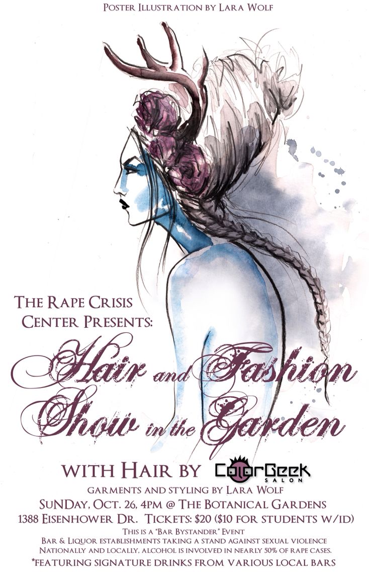 734x1136 Hair Show Fashion Illustration Poster Fashion Illustration - Fashion Sketch Posters