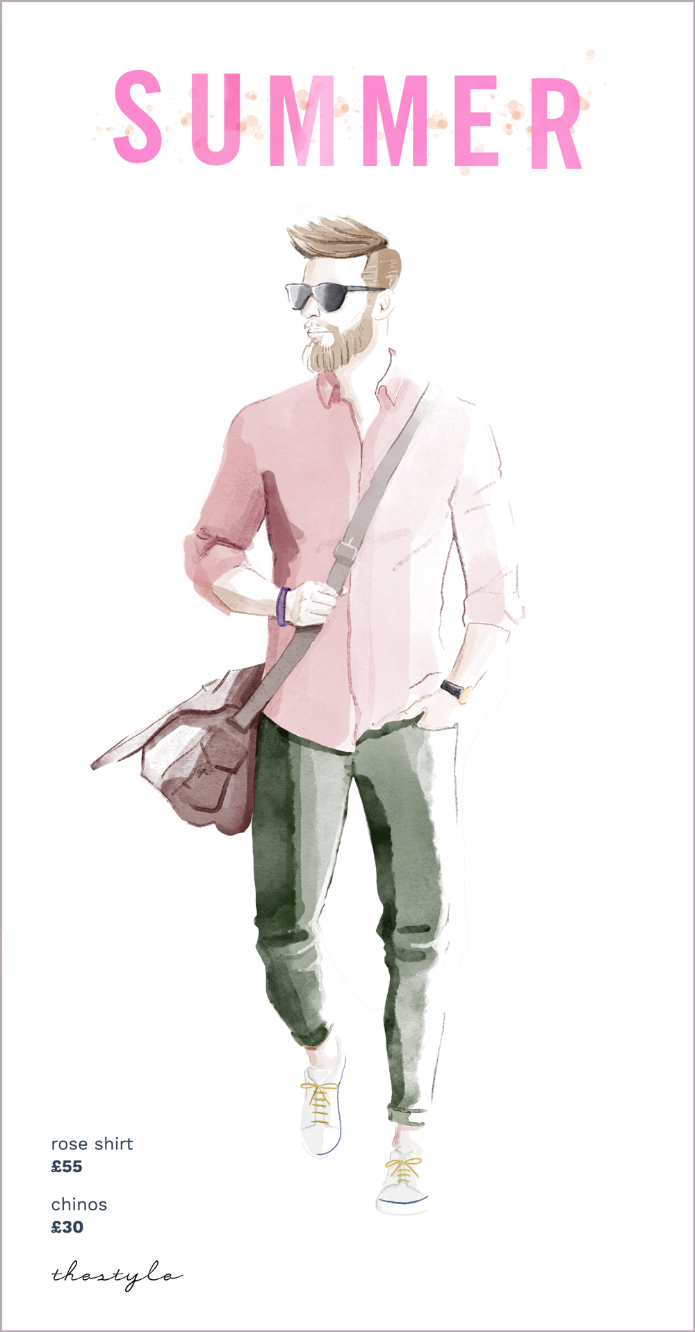 1000x1917 Summer Style Fashion Illustrations On Behance - Fashion Sketch Posters