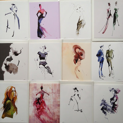 400x400 Ellie Rahim Illustration And Design Fashion Sketch Prints - Fashion Sketch Prints