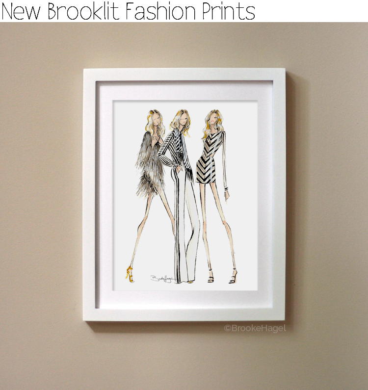 750x795 Fabulous Doodles Fashion Illustration Blog By Brooke Hagel New - Fashion Sketch Prints