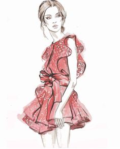 236x293 Fashion Illustration - Fashion Sketch Prints
