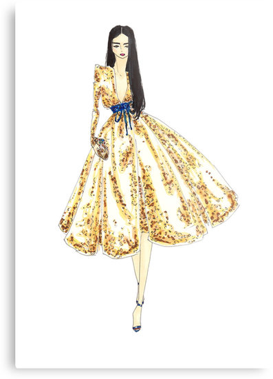 397x550 Fashion Sketch Prints - Fashion Sketch Prints