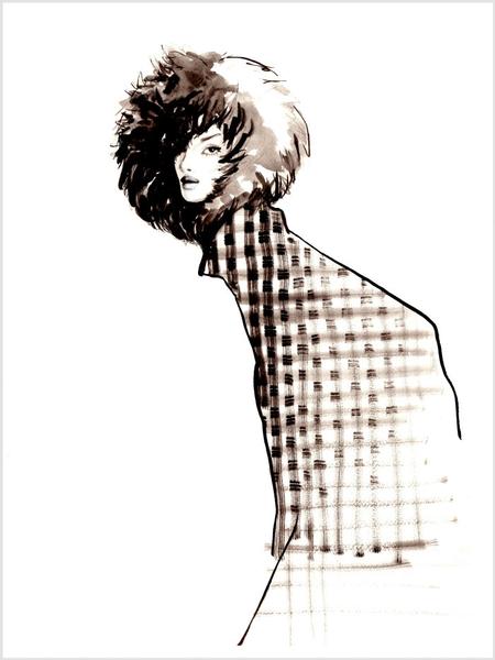 450x600 Fashion Illustration Prints - Fashion Sketch Prints