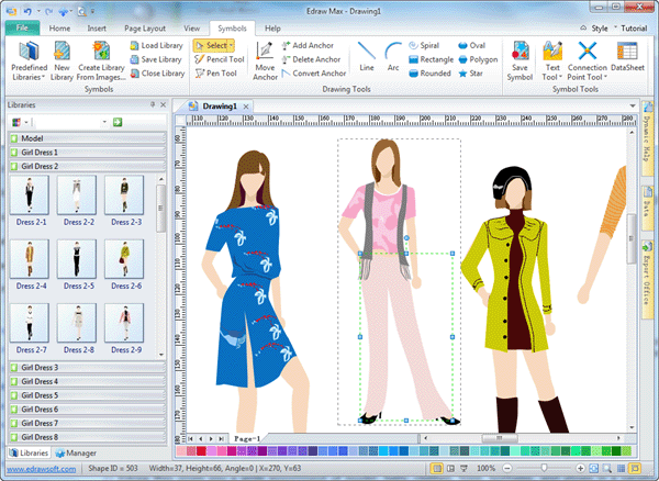 600x438 Fashion Design Program - Fashion Sketch Software