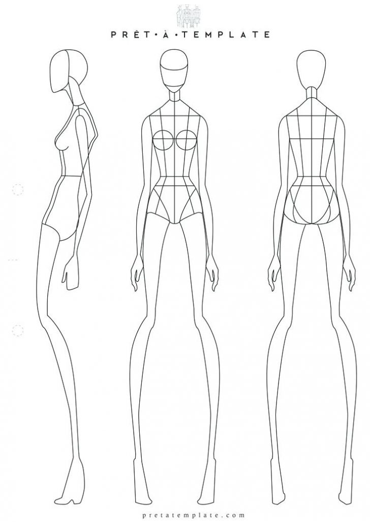 Fashion Sketch Template at PaintingValley.com | Explore collection of ...