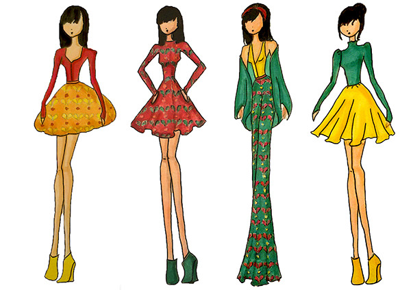 600x424 Best Fashion Design Sketches For Your Inspiration Free - Fashion Sketches