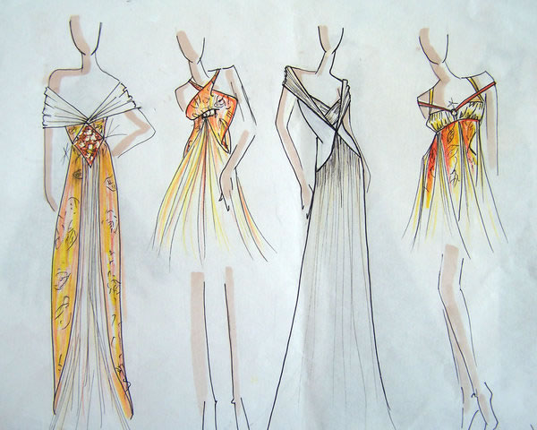 600x480 55 Inspiring Fashion Sketches Amp Illustrations - Fashion Sketches