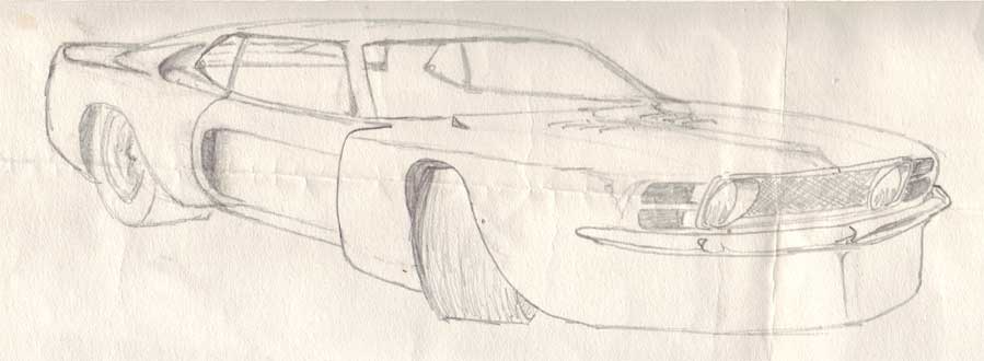899x330 More Super Car Concept Sketches - Fast Car Sketch