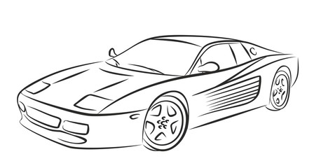 448x240 Search Photos Fast Car - Fast Car Sketch