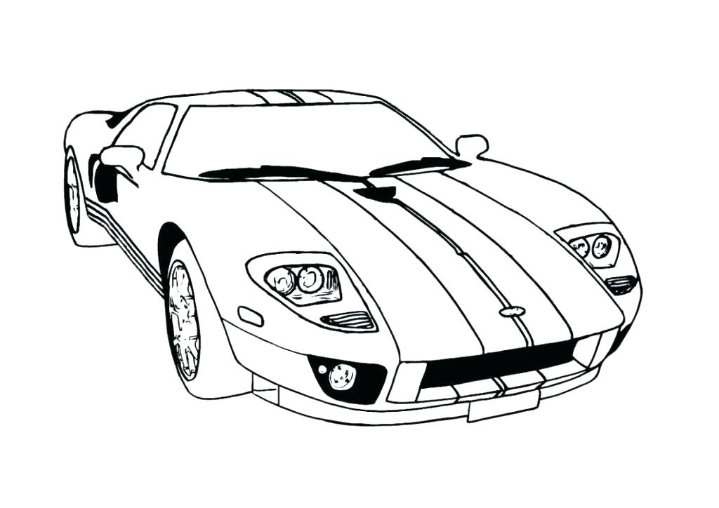 1024x724 Car Coloring Pages For Preschoolers Tobermeyer - Fast Car Sketch