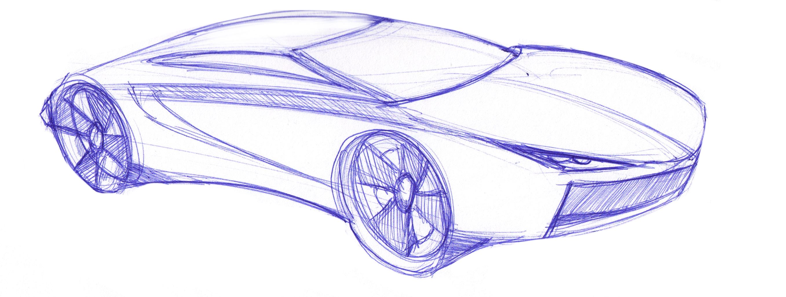 2714x1028 Sketch Benwongid - Fast Car Sketch