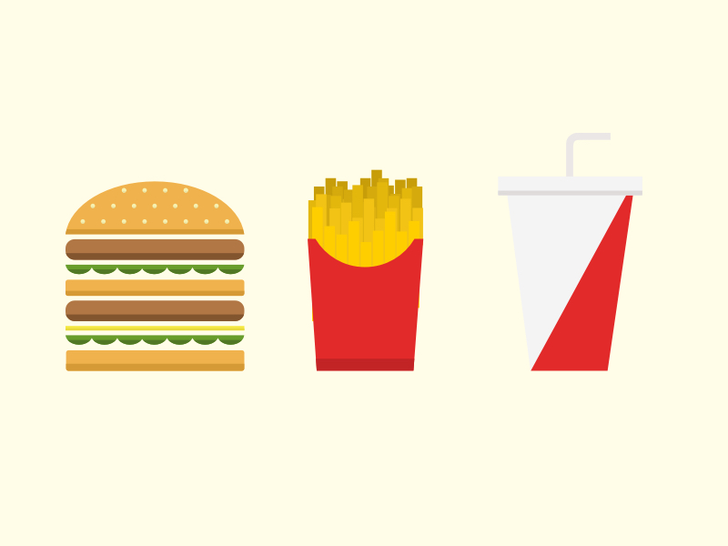 800x600 Fast Food Illustrations Sketch Freebie - Fast Food Sketch