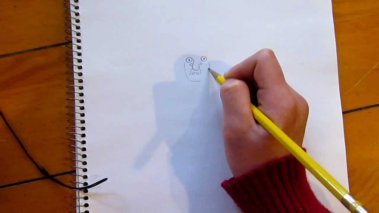 1280x720 How To Draw A Cartoon Fat Guy (Hd) - Fat Guy Sketch