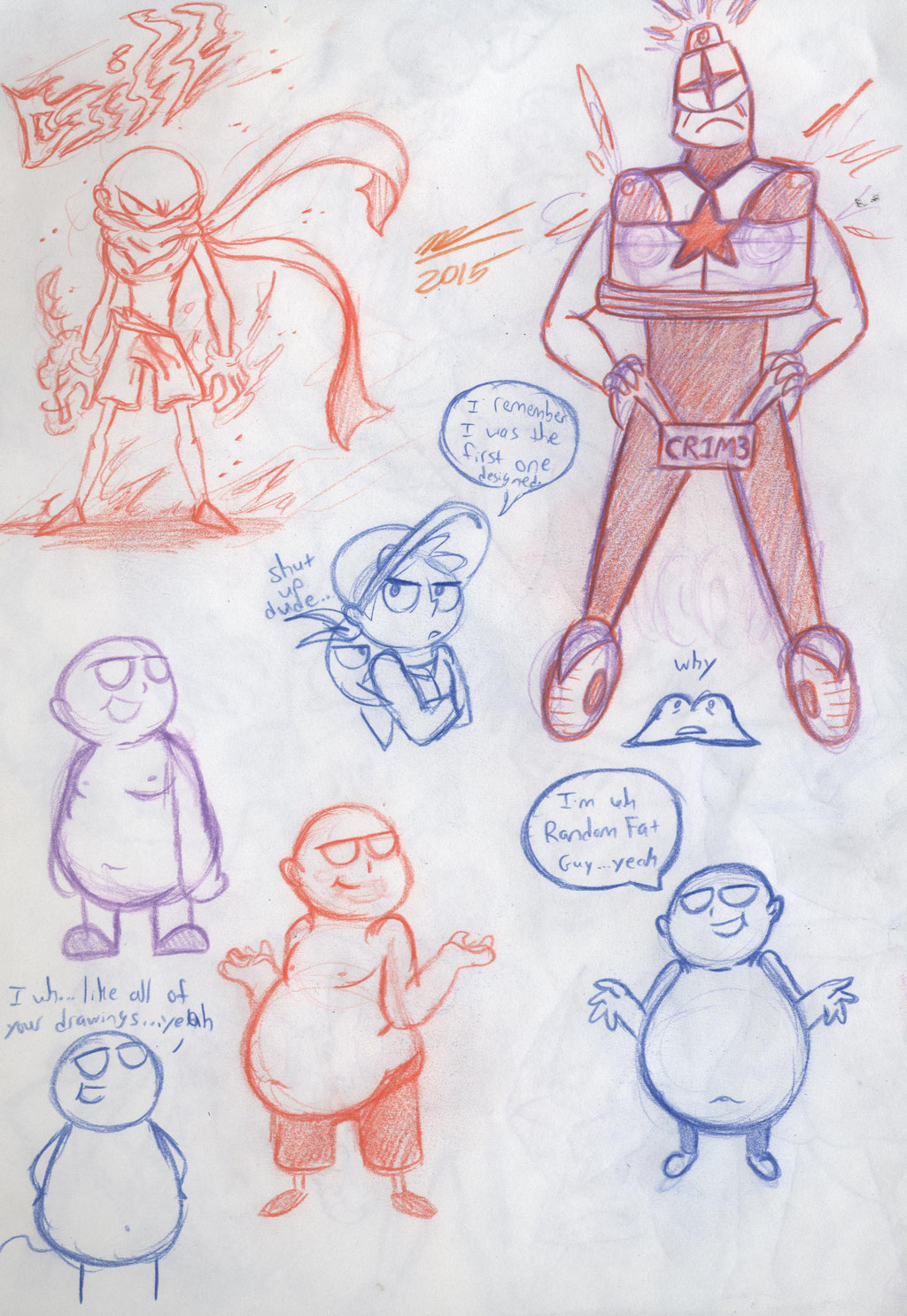 1024x1486 Sketch Saturday - Fat Guy Sketch