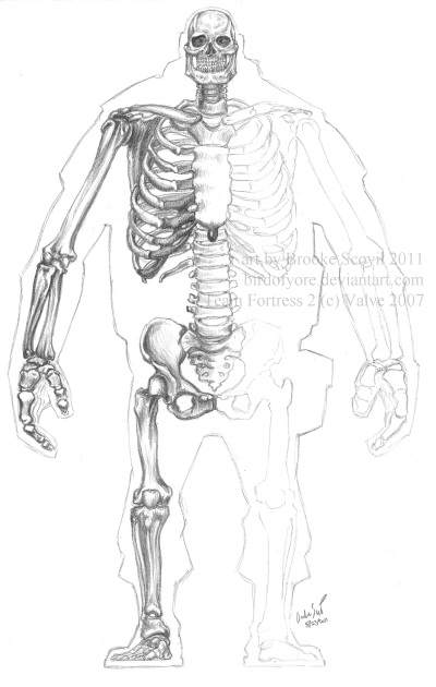 400x630 The Second Figure Is Basically Heavy Weapons Guy. Fat, But - Fat Guy Sketch