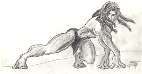 499x260 Artlinks - Fat Guy Sketch