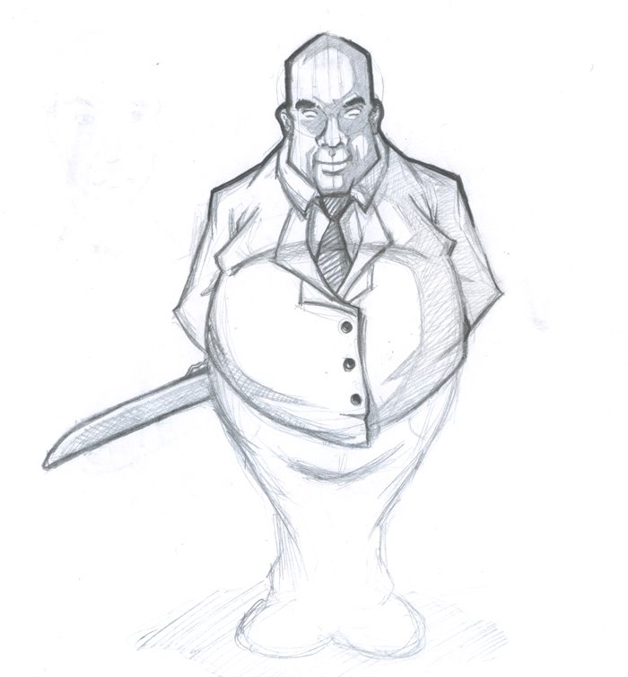 700x755 Fat Guy Sketch By Lustlover07 - Fat Guy Sketch