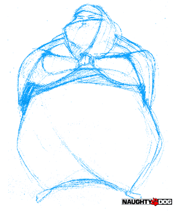 343x413 Crash Gallery - Fat Lady Sketch