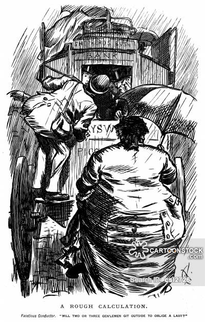 400x628 Fat Lady Vintage And Historic Cartoons - Fat Lady Sketch