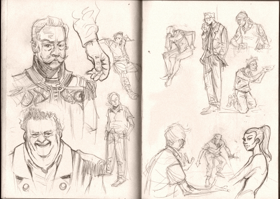 900x640 Cgtalk Danka Big Sketchbook 25 June 08 - Fat Man Sketch