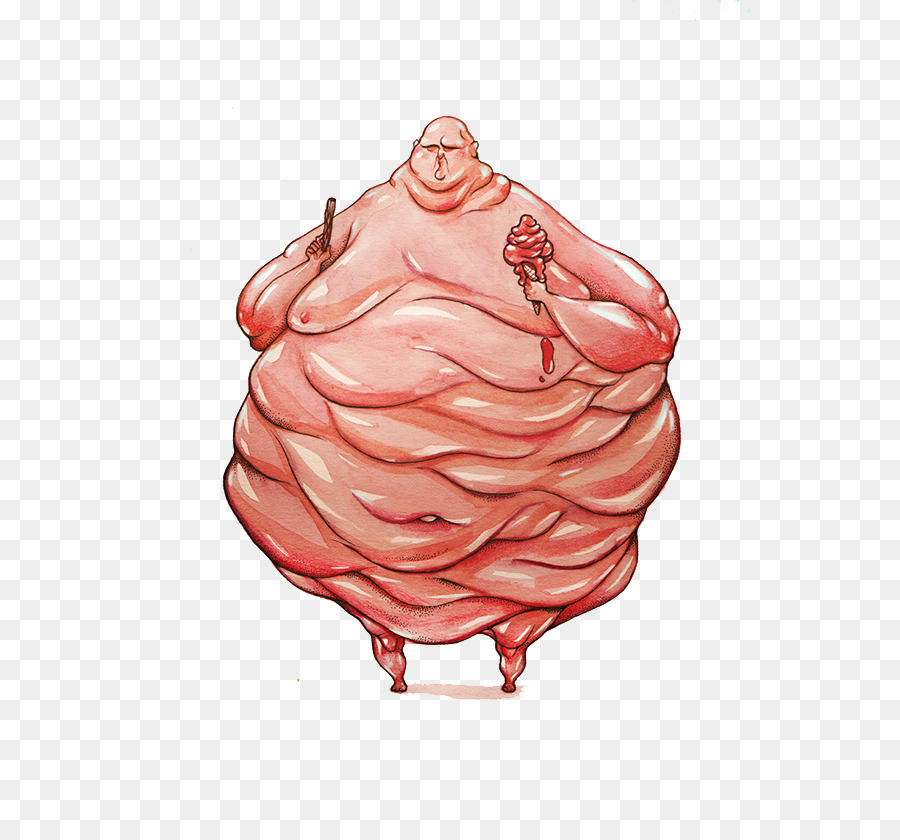 900x840 Drawing Art Watercolor Painting Illustration - Fat Man Sketch