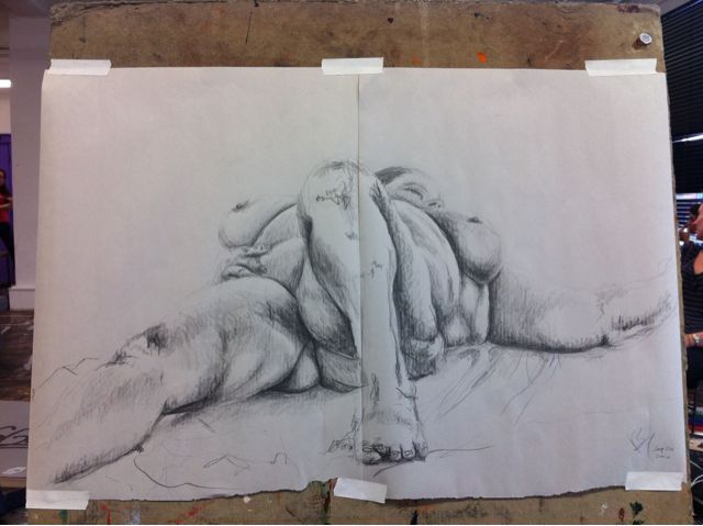 640x479 More Figure Drawings Brainkids - Fat People Sketch