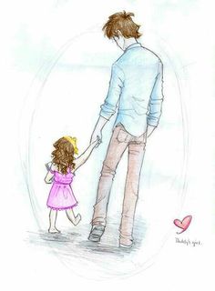 236x320 Image Result For Father Daughter Drawing Dad And Daughter - Father And Daughter Sketch