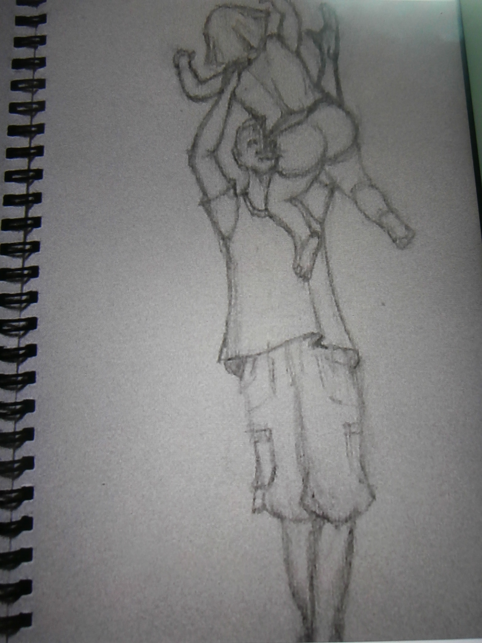 1536x2048 June 12 18 Sketches Sfumatoart - Father And Daughter Sketch