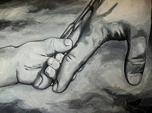 300x223 Dad And Daughter Paintings Fine Art America - Father And Daughter Sketch