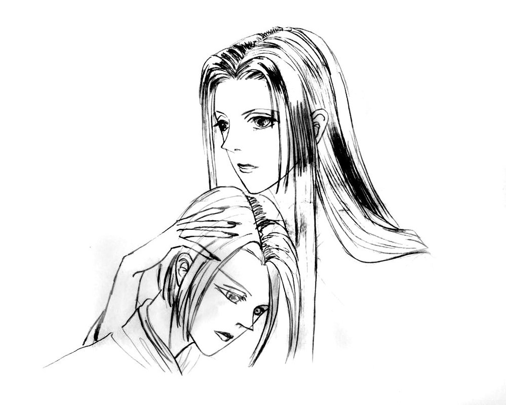 999x800 Father And Son Sketch By Madwit - Father And Son Sketch