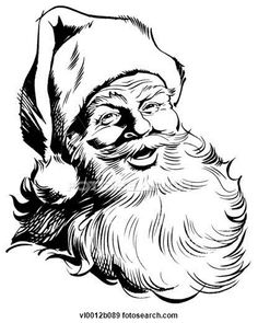 236x295 Santa Claus Kids Coloring Pages And Free Colouring Pictures To - Father Christmas Sketch